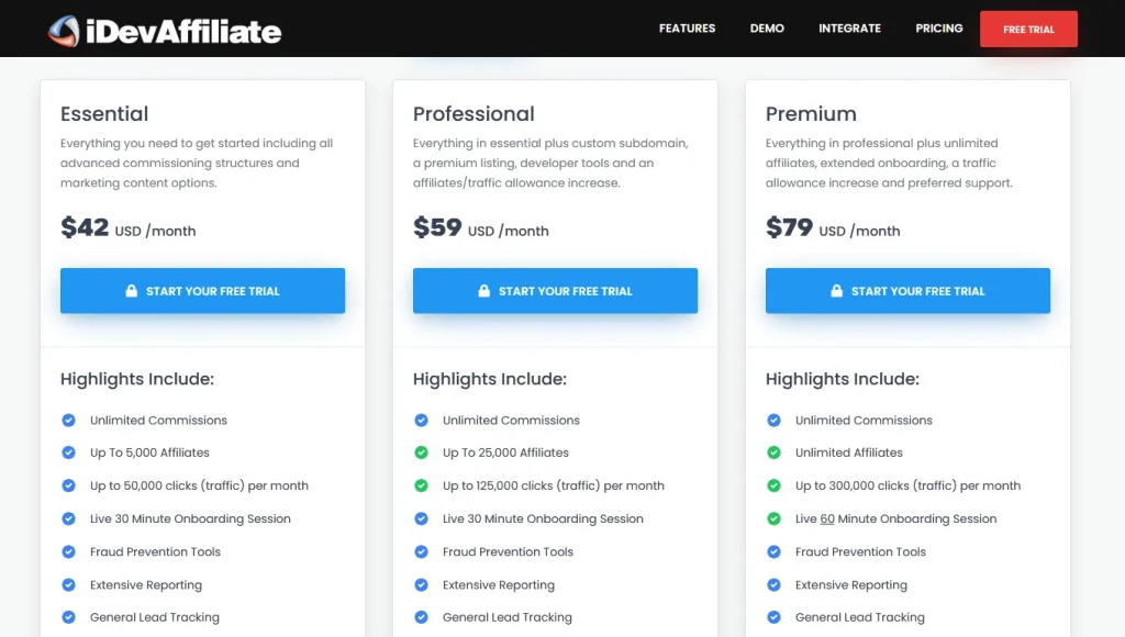 iDevAffiliate-Pricing